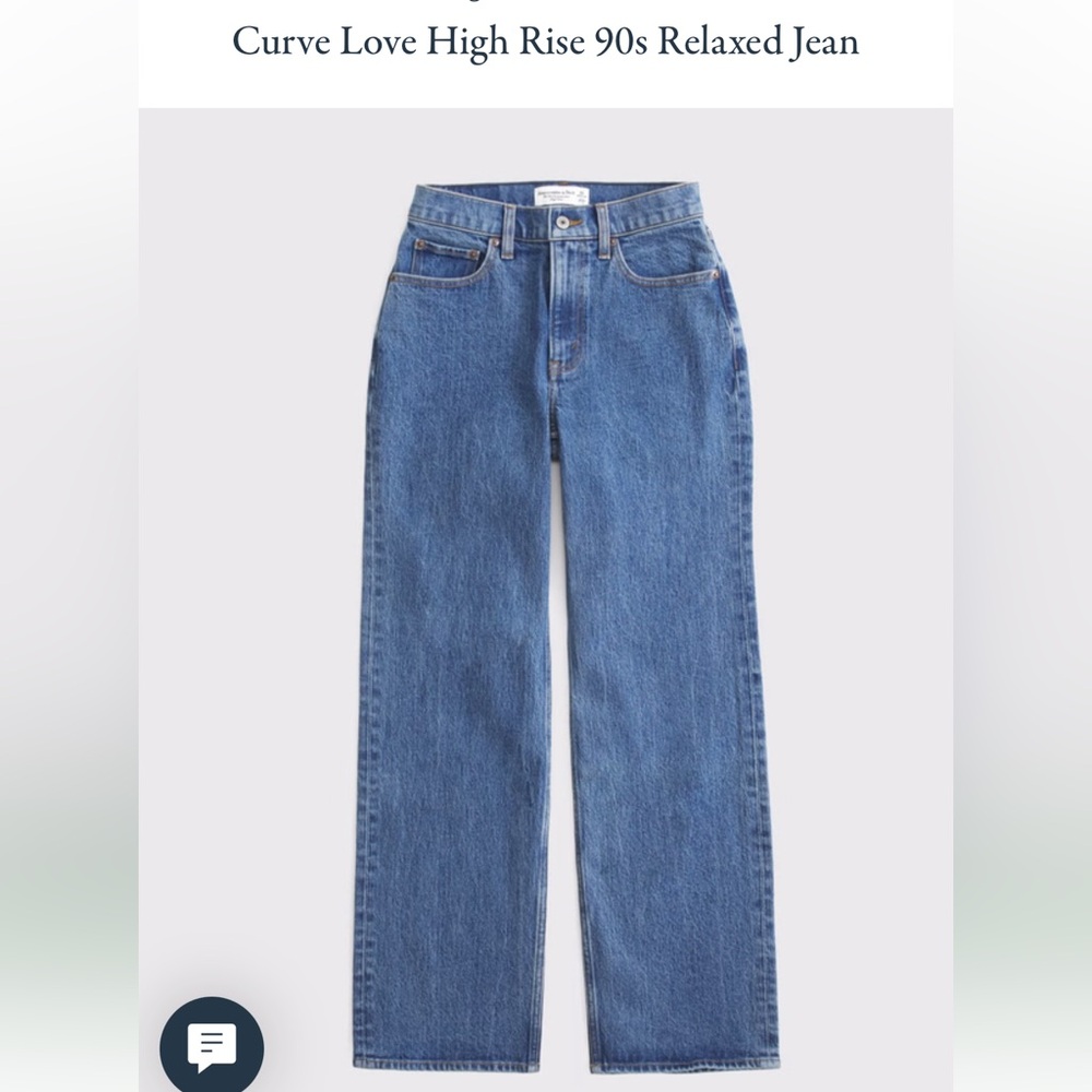 Abercrombie & Fitch High Rise Blue Jeans